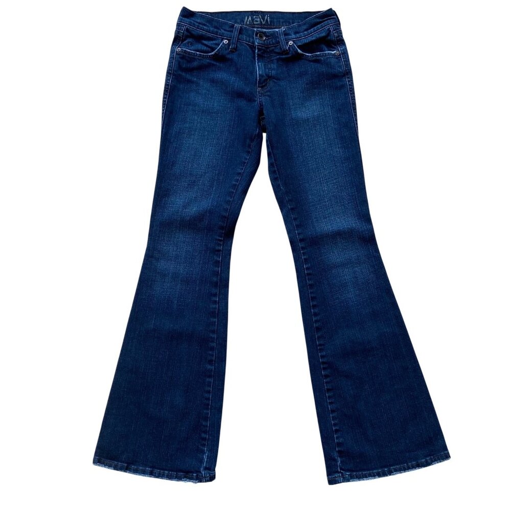 Mavi Marie Super Low Rise Flare Jeans 26 Dark Blue Denim Made In Turkey